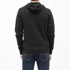 BILL TORNADE Gilet capuche milano zippé coton Homme NOIR Sale