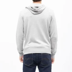 BILL TORNADE Gilet capuche milano zippé coton Homme GRIS CLAIR Online