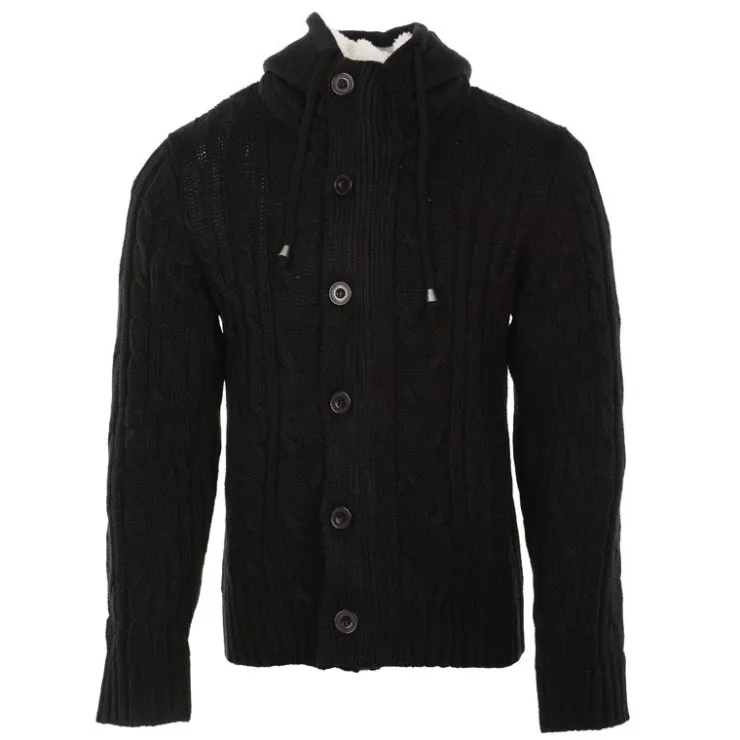 PANAME BROTHERS Gilet court boutonné Homme NOIR Outlet