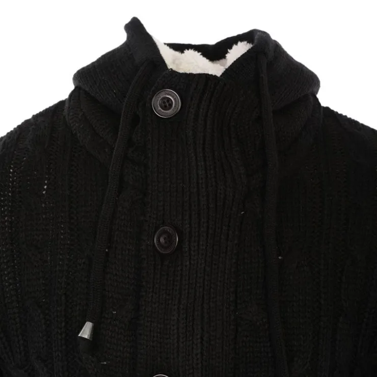 PANAME BROTHERS Gilet court boutonné Homme NOIR Outlet