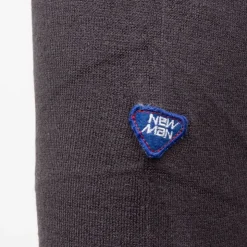 NEW MAN Gilet grey nmhs3615dgrey Homme GRIS FONCE Hot