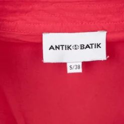 ANTIK BATIK Gilet sans manches coton karo couleur unie Femme ROSE Online