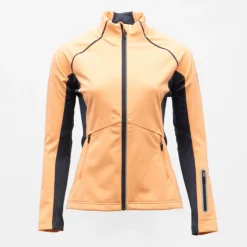 ROSSIGNOL Gilet technique softshell avec zip col cheminée Femme ORANGE CLAIR Outlet