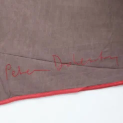 THE KOOPLES Grande écharpe légère douce 1mx2,50m avec bordure orange corail Mixte MARRON Clearance