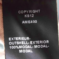 THE KOOPLES Grande écharpe légère douce 1mx2,50m avec bordure orange corail Mixte MARRON Clearance