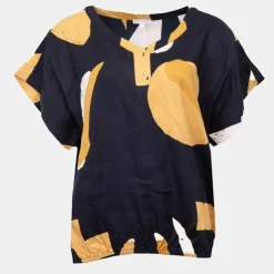 JOSEPH 'IN Haut chichi aop black js24-104-03 Femme NOIR Outlet