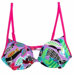CHERRY BEACH Haut de maillot de bain balconnet motif poissons Femme MULTICOLORE New