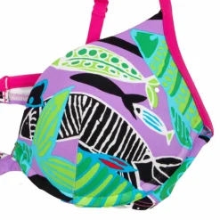 CHERRY BEACH Haut de maillot de bain balconnet motif poissons Femme MULTICOLORE New