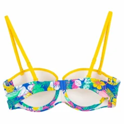 CHERRY BEACH Haut de maillot de bain bandeau imprimé tropical Femme MULTICOLORE Discount