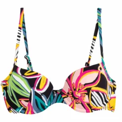CHERRY BEACH Haut de maillot de bain balconnet imprimé Femme MULTICOLORE
