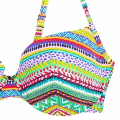 CHERRY BEACH Haut de maillot de bain imprimé aztèque Femme MULTICOLORE Sale