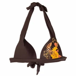 PROTEST Haut de maillot Stiletto avec motif à fleur Femme MARRON