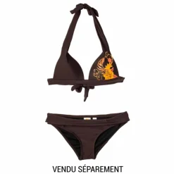 PROTEST Haut de maillot Stiletto avec motif à fleur Femme MARRON