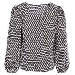 DEELUXE 74 Haut etania graphique et blanc Femme NOIR Online