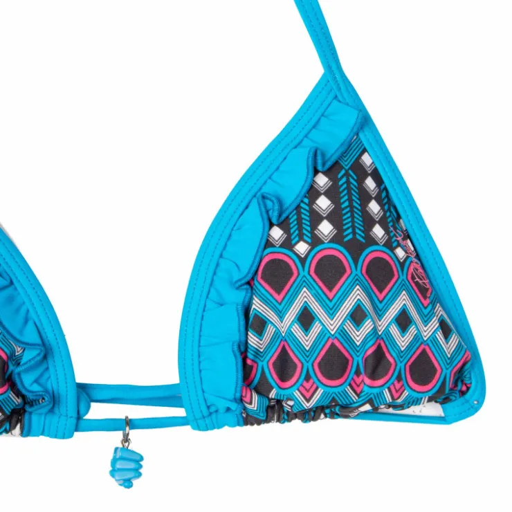 PROTEST Haut maillot de bain lew Femme TURQUOISE New