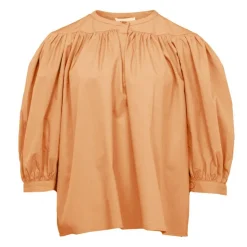 ANTIK BATIK Haut manches longues karo1blo Femme ORANGE CLAIR Discount