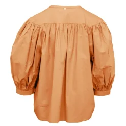 ANTIK BATIK Haut manches longues karo1blo Femme ORANGE CLAIR Discount