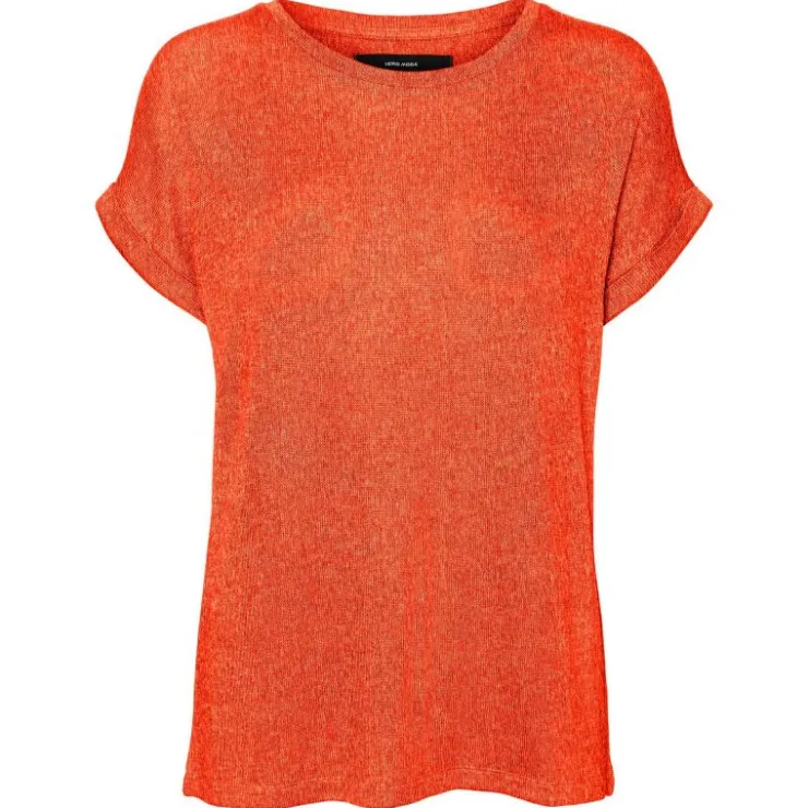 VERO MODA Haut manches tombantes Femme ORANGE Sale