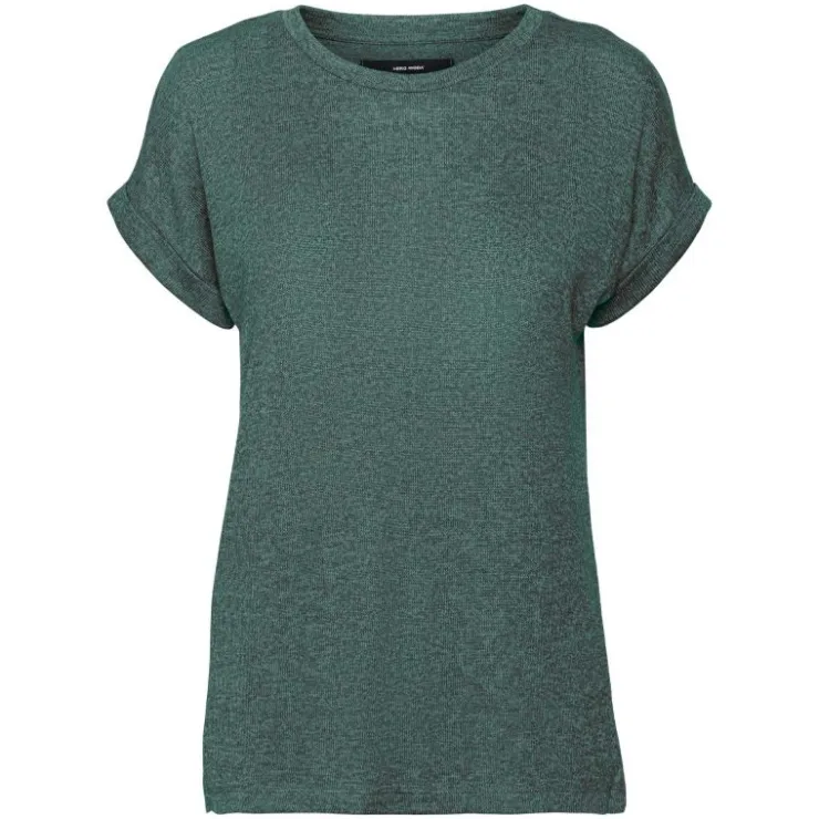 VERO MODA Haut manches tombantes Femme VERT FONCE Clearance