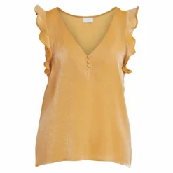 VILA Haut sm 14067188 Femme JAUNE Clearance