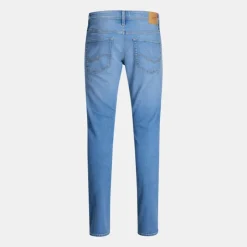 JACK & JONES Jean à boutons blue stretch denim mike Homme BLEU CLAIR Best