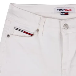 TOMMY HILFIGER Jean slim fit déchiré genou Femme BLANC Best