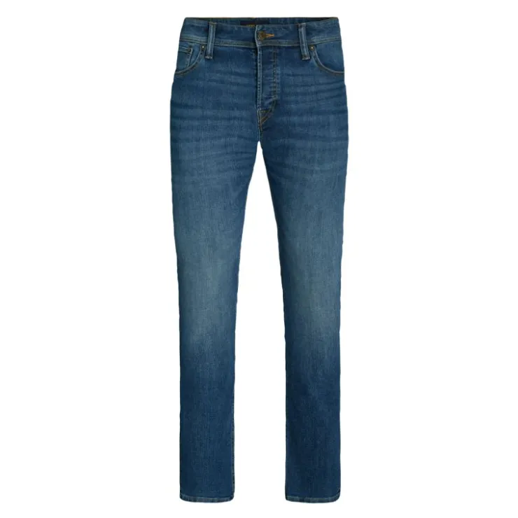 JACK & JONES Jean brut Mike coupe fuselée Homme BLEU Outlet