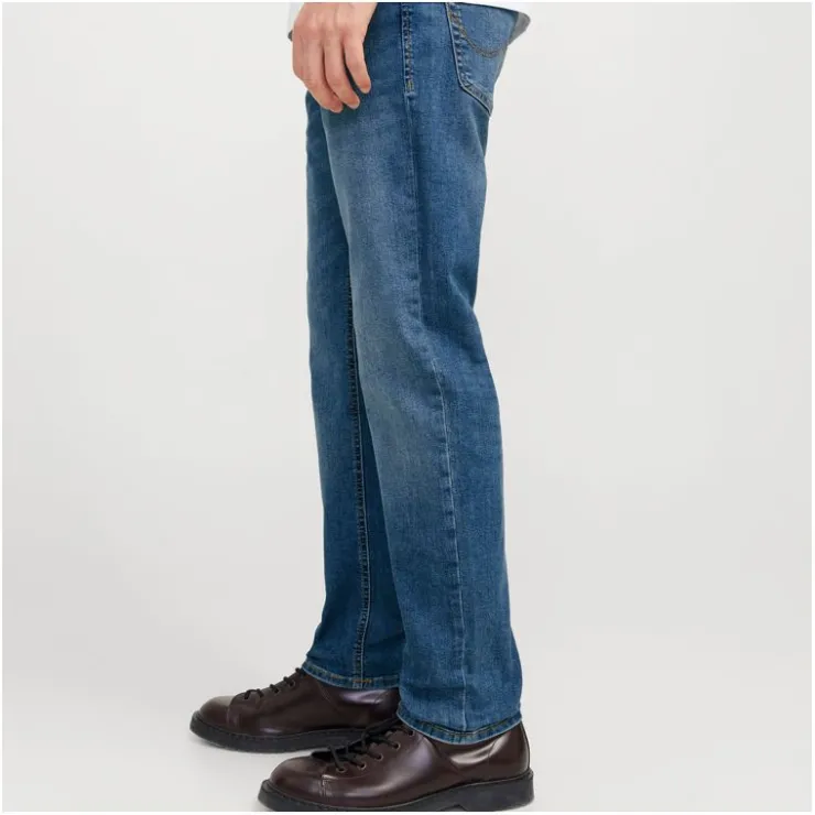 JACK & JONES Jean brut Mike coupe fuselée Homme BLEU Outlet