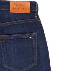 TOMMY HILFIGER Jean brut slim cigarette taille haute Femme BLEU FONCE Discount
