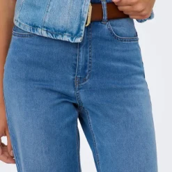 ONLY Jean denim à coupe large taille haute madison royal Femme BLEU Online