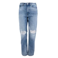 TOMMY HILFIGER Jean denim effet déchiré regular Femme BLEU Hot
