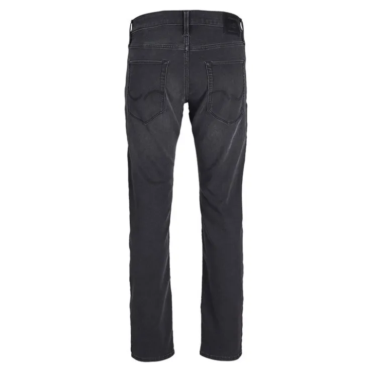 JACK & JONES Jean denim Mike délavé fuselé Homme NOIR Clearance