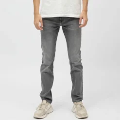 BILL TORNADE Jean denim new york regular Homme GRIS