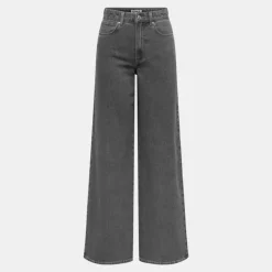 ONLY Jean denim sanna coupe large Femme GRIS