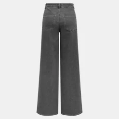 ONLY Jean denim sanna coupe large Femme GRIS