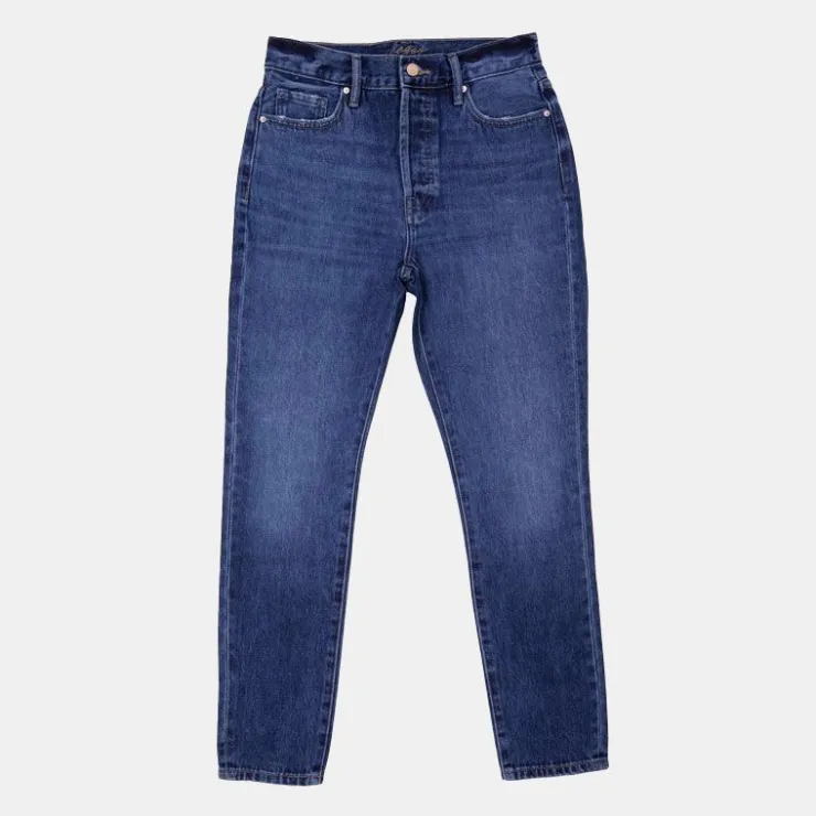 NAGEV Jean droit bleu olivia coton bio Femme BLEU FONCE Best
