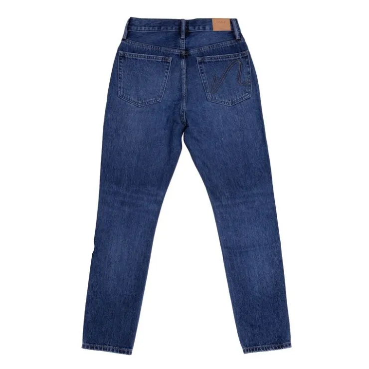 NAGEV Jean droit bleu olivia coton bio Femme BLEU FONCE Best