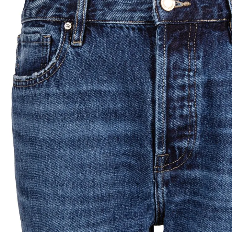 NAGEV Jean droit bleu olivia coton bio Femme BLEU FONCE Best