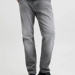 JACK & JONES Jean fuselé mike black denim Homme GRIS Online