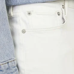 JACK & JONES Jean lily slim fit taille basse en coton Homme BLANC Clearance