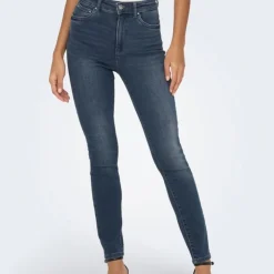 ONLY Jean mila blue black denim skinny Femme GRIS Hot