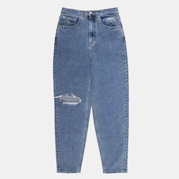 TOMMY HILFIGER Jean mom fit avec trous Femme BLEU Best
