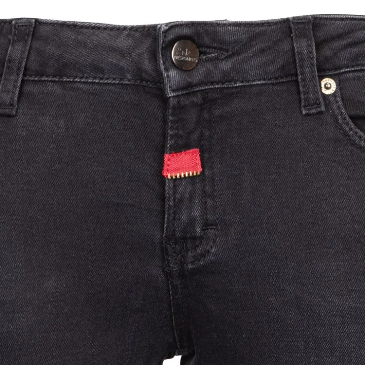 THE NEW DESIGNERS Jean destroy Femme NOIR Sale