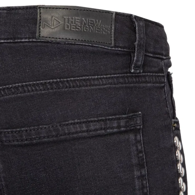 THE NEW DESIGNERS Jean destroy Femme NOIR Sale
