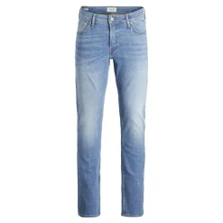 JACK & JONES Jean regular coton Clark denim Homme BLEU Discount