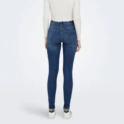 ONLY Jean skinny rose denim brut Femme BLEU Sale
