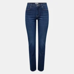 ONLY Jean slim brut Louie zippé Femme BLEU FONCE Online