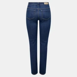 ONLY Jean slim brut Louie zippé Femme BLEU FONCE Online