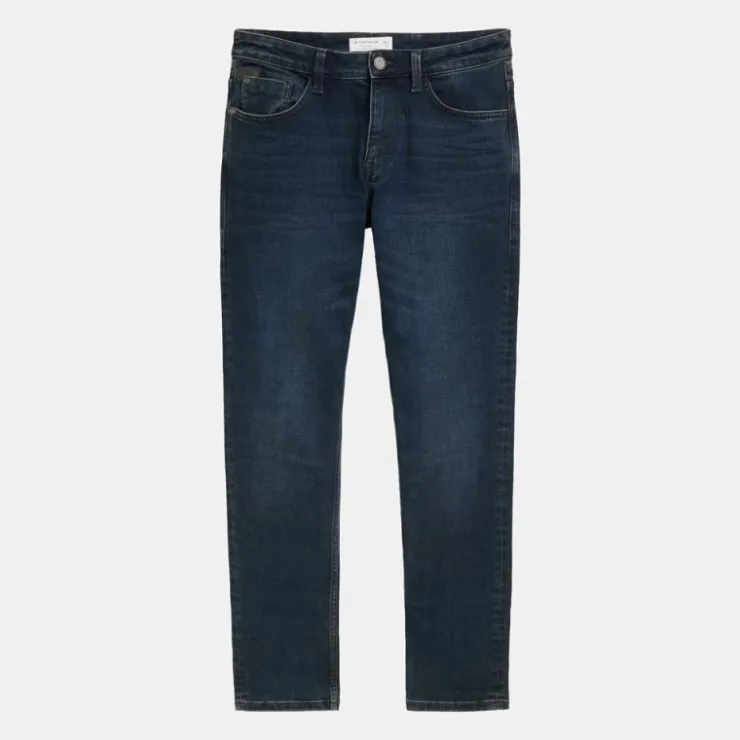 TOM TAILOR Jean slim denim dark stone blue black Josh Homme BLEU FONCE