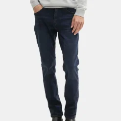 TOM TAILOR Jean slim denim dark stone blue black Josh Homme BLEU FONCE